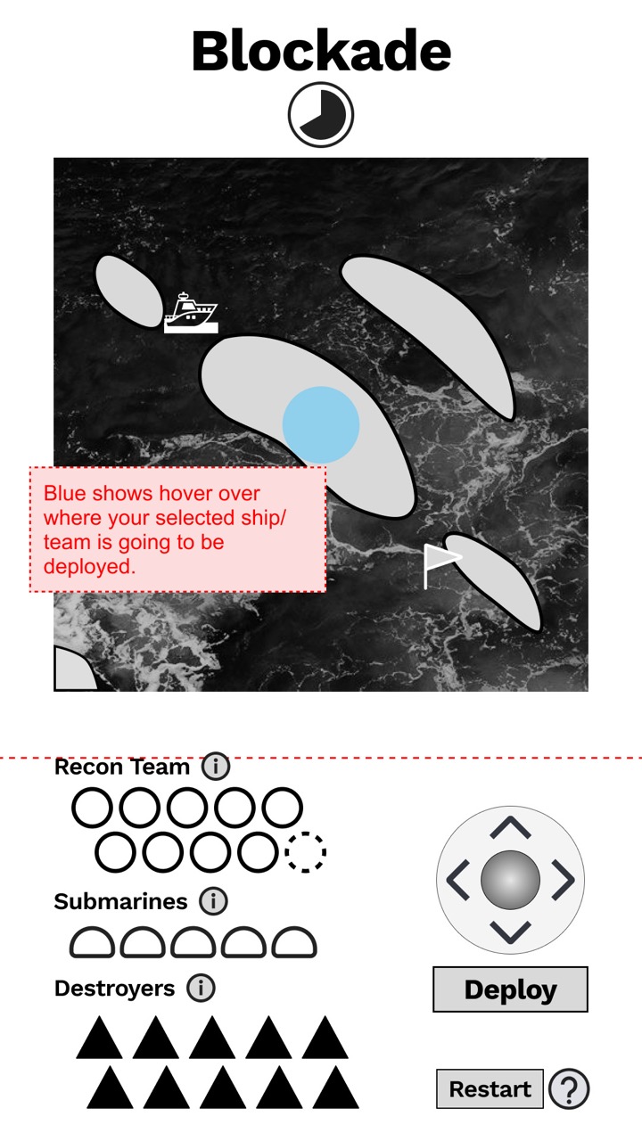 Stop the Tokyo Express v1.2 — "Blockade" concept with photoreal texture and Recon Team, Submarine, and Destroyer units