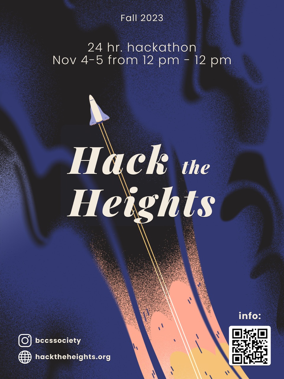 Hack the Heights event poster