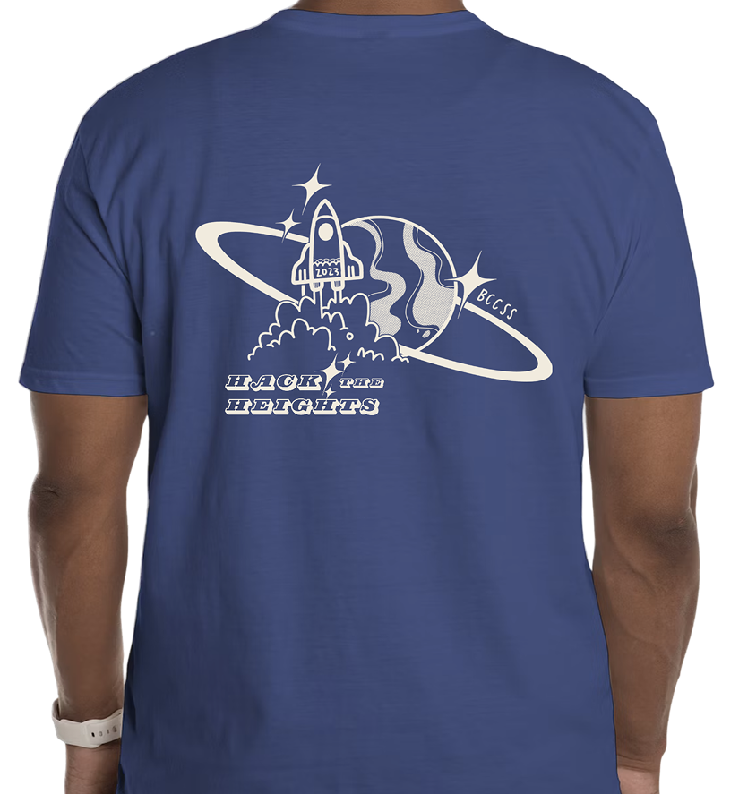 Event t-shirt back print design